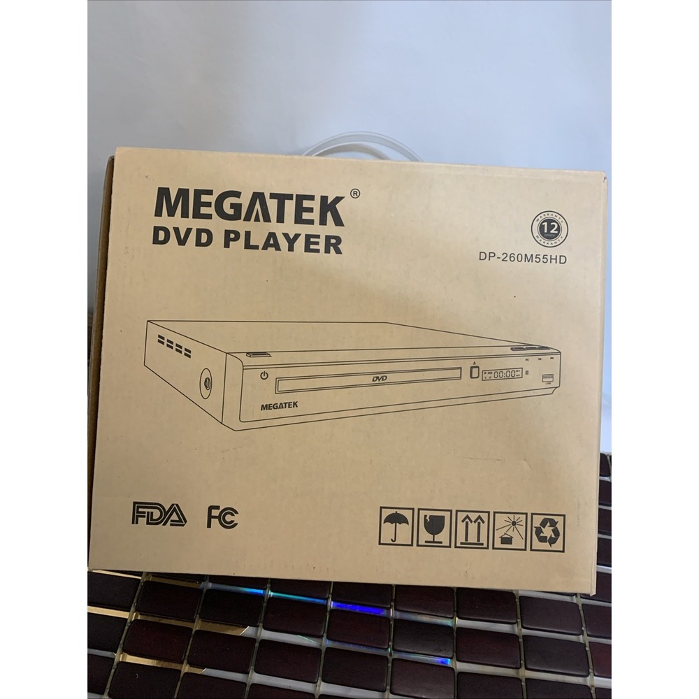 MEGATEK DP-260M55HD DVD Player‎ - BRAND NEW Region Free Original Remote Packing